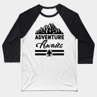 Adventure Awaits Baseball T-Shirt